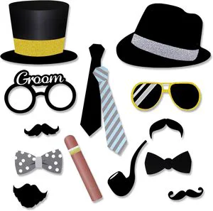 Creative Bridal Wedding Photo Props Funny Game Mustache Birthday Party and Event Decoration Supplies Paper China