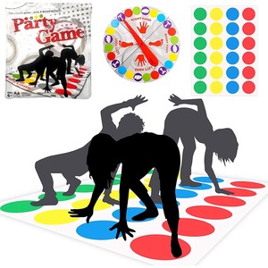 Ultimate Multiplayer Party Game Board for Kids Funny Twisting Balance Floor Play Mat Made of Durable Plastic