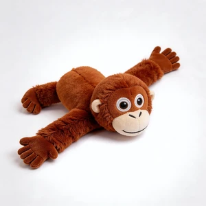 New Arrival Best Made Custom Plush Slap Bracelets Cute Gorilla Animal Snap Bracelet Plush Slap Bracelet for Kids