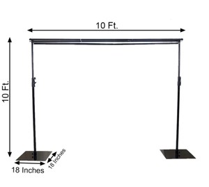 1.8m Wrought Iron Wedding Arch Decor Screen Stage Stand Metal Circle Prop