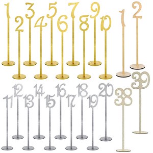 Natural Wooden 1-30 Seat Card Holder Wedding Decorations Table Numbers