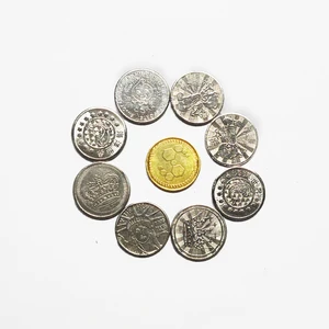 Customize Wholesale Coin Pusher Game Machine Token Coins Recycled Customized Arcade Tokens