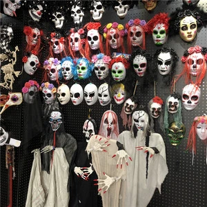 Wholesale Halloween Horror Bleeding Plastic Mask for Halloween Party Decoration Supplies Kit Ornament