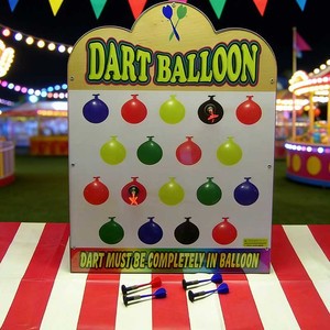 FOTIAN Fibre Professional Dart Balloons Carnival Game Sticky Balloon Toss Game Party Event Rental Playground Equipment Amusement