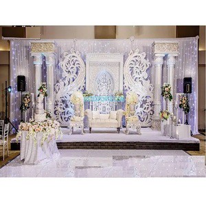 Asian & Indian Wedding Decor Stage Top Indian Wedding Stage Decorations Unique Theme Asian Wedding Grand Stage For Theme Wedding