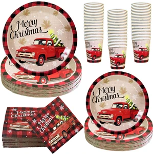 High Quality Child Christmas Party Set-Paper Decorations with Santa Claus Soft & Portable Hot Selling New Arrival for Indoor Use