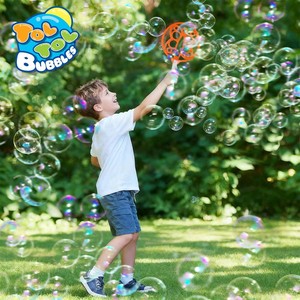 Bubble Wand Set with Tray Stand for Kids Outdoor Game Birthday Party Favor Colorful Bubble Solution Direct Supply Best Price