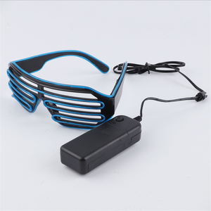 2026 Latest LED Party Glasses Bulk Luminous Shutter Shades Cyberpunk Christmas Gift Supplies for EDM, Rave, Nightclub, Halloween