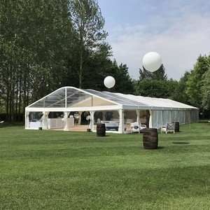 Large Marquee Outdoor Sailcloth Party Tent For Event Pole Tent Strech Wedding Tent For 100 People