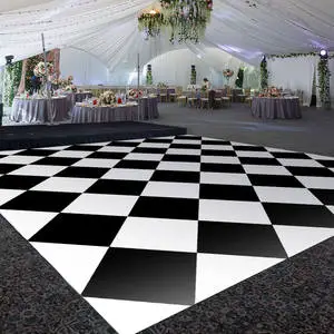 High Quality Custom Glossy Self-Adhesive Eco-Friendly Water Resistant Vinyl Sticker Wedding/Birthday Dance Floor Outdoor Decal