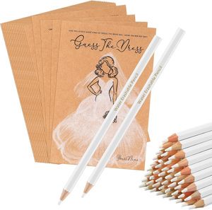 Guess the Dress Bridal Shower Games Wedding Shower Games Cards Wedding Party Supplies Games Ideas