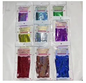 NEW Wall Decoration Foil Curtain Party