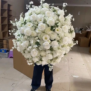 Artificial Flower Ball Centerpieces Wedding Table Floral Arrangement for Reception