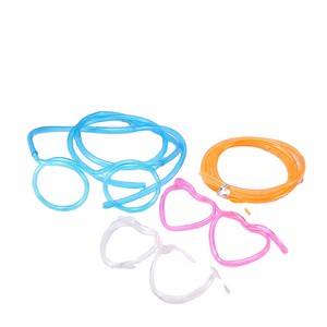 Funny Drinking Straw Novelty Eyeglass Frame Bar Accessories for Birthdays