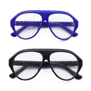 Hot Selling 2025 Diffraction Optical Glasses with Fireworks Visual Effects Party Sunglasses for Light Shows Club Custom Logo