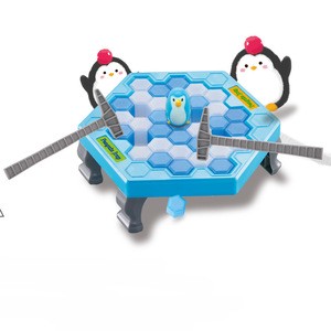 Cross Border Hot Selling Kids Save Penguin Dont Break the Ice Penguin Trap Party Game Supplies