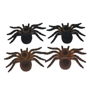 Wholesale 2PCS/Set Plush Spider Halloween Theme Party Props Backdrop Decoration Disposable Party Supplies Kit