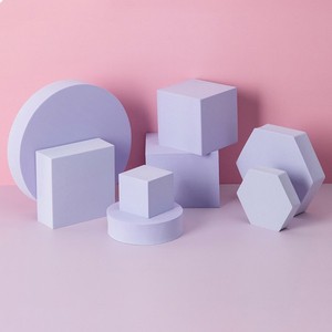 Cheap Wholesale Cube Photographic Prop Ins Wind Colorful Geometric Stereo Food Photography Shooting Props