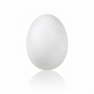 Plastic Artificial Easter Eggs Decoration Lifelike Unpainted Large Egg Model Kitchen Wreath DIY Craft