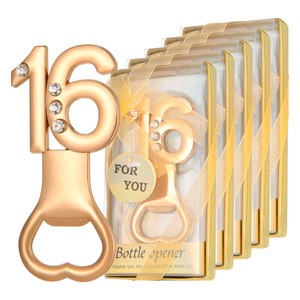 Birthday Souvenir Party Favors 16 Years Old Guest Giveaways Creative Gift Box Alloy Opener for Return Present