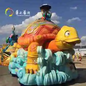 Fiberglass Parade Float for Festive Occasions Party Wall Decorations for Christmas Halloween Chinese New Year Valentine's Day