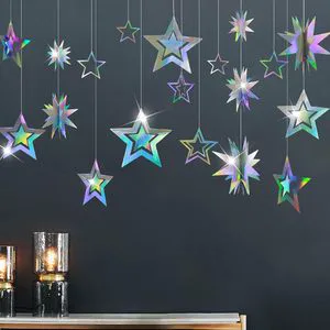 Ramadan Party Supplies Hanging Bunting Banner Kit for Eid & Wedding Decor Mubarak Party Decorations