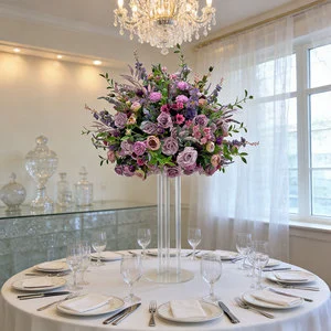 GNW Luxury Artificial Silk Flower Centerpiece Custom Wedding Table Decor for Wholesale & Premium Events