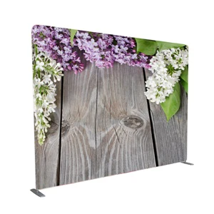 8ft Aluminum Straight Shape Fabric Collapsible Photo Background Flower Wall Backdrop Stand Wedding Backdrop