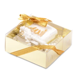 White Mini Quran Gift Set with Scented Tasbeh Rosary Tasbih Ramadan Eid Party Wedding Favors Muslim Coran Gifts