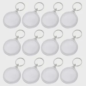 Custom Color Acrylic Transparent Acrylic Keychain Manufacturern Blanks Photo Frame Clear Acrylic Keychain Blanks