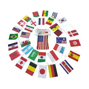 33Ft, 32 Countries Flags 11.8