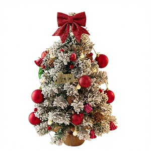 Desktop Christmas Tree Ornaments Small Glowing with Lights Model 1018 DIY2025 New Christmas Home Decorations Indoor Use
