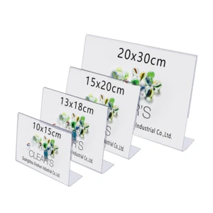 Customized Transparent Acrylic/PS Tabletop DIY clear Seat Number Plate Sign for Menu Wedding Conference Event Decoration