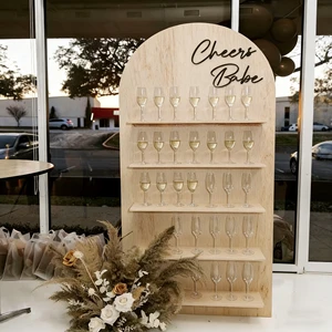 Wholesale Party Wedding Floor Champagne Wall Display Champagne Wall for Decoration