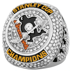 Factory Wholesale High Quality 2016 Pittsburgh Penguins Championship Ring Fashion Jewelry Ring