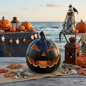 Halloween Holiday Supplies Party Decorations Halloween Pumpkin Lights LED Halloween Party Decoration Halloween Pumpkin Lantern