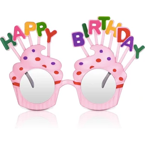 Xieli Birthday Party Supplies Happy Birthday Plastic Fun Glasses