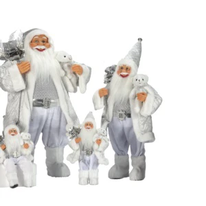 80cm Custom Christmas Plush Santa Claus Navidad Ornaments Doll Toys Holiday Ornamental Decor Party Supplier Gifts Festival Xmas