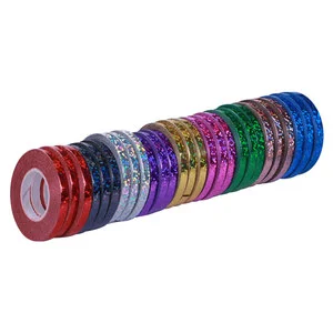 2022 Newest 5mm*10m Christmas Decoration Laser Film Curling Balloon Ribbon Roll