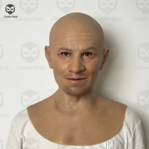 Factory Price Realistic Silicone Male Halloween Easter Party Eco-Friendly Reusable Customized Design High Quality Full Face Mask