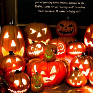 3D Light Home Decor Halloween Carnival Night Atmosphere Large Decoration Lamp Pumpkin Props Sculpture DIY Event Party Lights