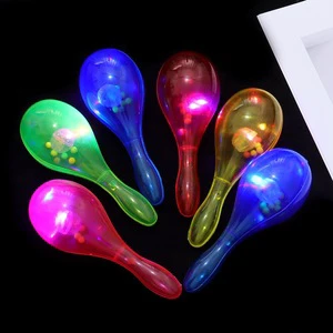 Party Favors Wholesale Low Cost Assorted Colors LED Glowing Sand Hammer Bar Neon Party Props for Christmas Diwali Parties