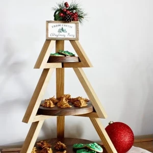 Elegant Christmas Tree Stand for Festive Tables by Barkah Star
