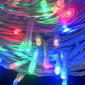 String Light 230 V Rubber Cable Waterproof IP 67 Led Xmas Wedding Party Decorations Garland Christmas Lighting