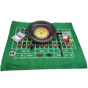 Plastic Roulette Wheel Game Set Roulette Set Accessories Multi Shot Poker Roulette Drinking Board Game for Party