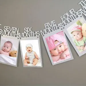 Wholesale Birthday Photo Banner Birthday Party Decorations with Rope and Plastic Pin Happy Birthday Banner for Kids and Adults