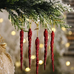 Christmas Ornament Simulation Ice Pendant Christmas Supplies Tree Hanging Ornaments Magic Wand Hangings Decorations