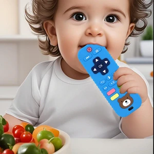 Silicone Baby Teether Food Grade Soft Sensory Toys Baby Teether Toys Party and Holiday Supplies, Party Favors