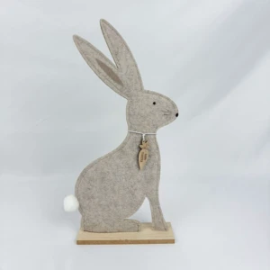 Easter Bunny Decoration Felt Stand Holiday Supplies for Festive Decorations
