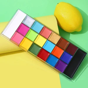 Oily Washable Body Face Paint Halloween Cosmetics Water-Based Art Supplies Non-Irritating Healthy Color Painting for Children